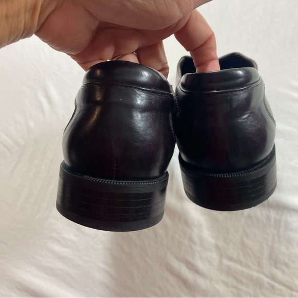 Donald PLINER LOAFERS Men's Brown Leather Shoes Made In Italy - Picture 11 of 12